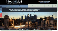 Desktop Screenshot of integr8staff.com