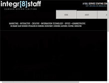 Tablet Screenshot of integr8staff.com